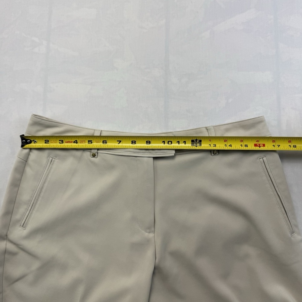 Lady Hagen Essentials Women's Size 8 Khaki Golf Pants Straight Leg - Picture 3 of 6